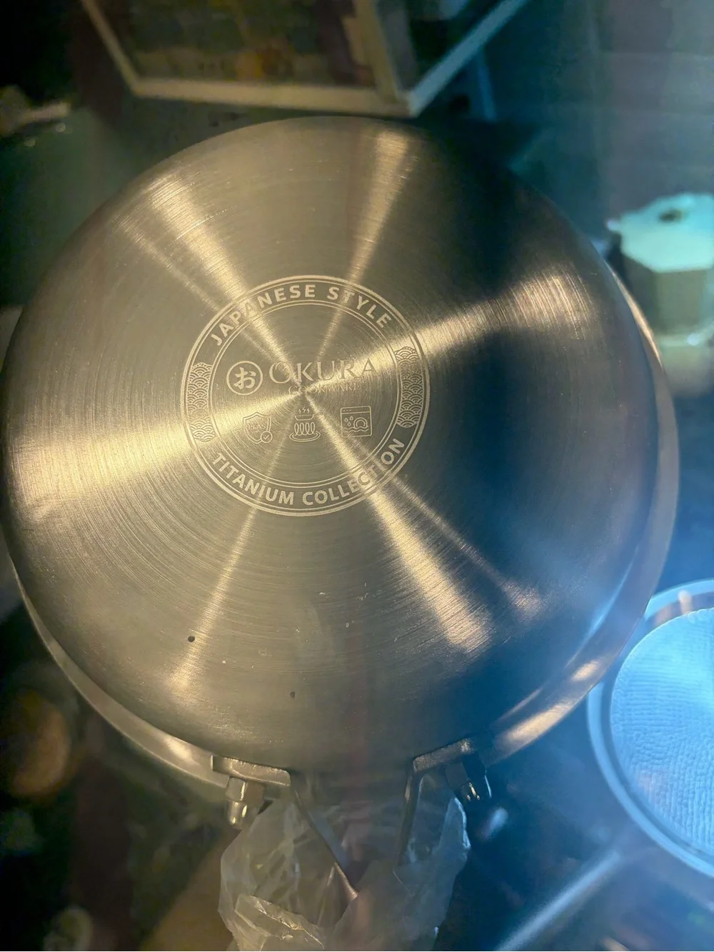 Okura Cookware Stainless Steel Frying Pans - Silver Nonstick Set - Picture 4 of 9